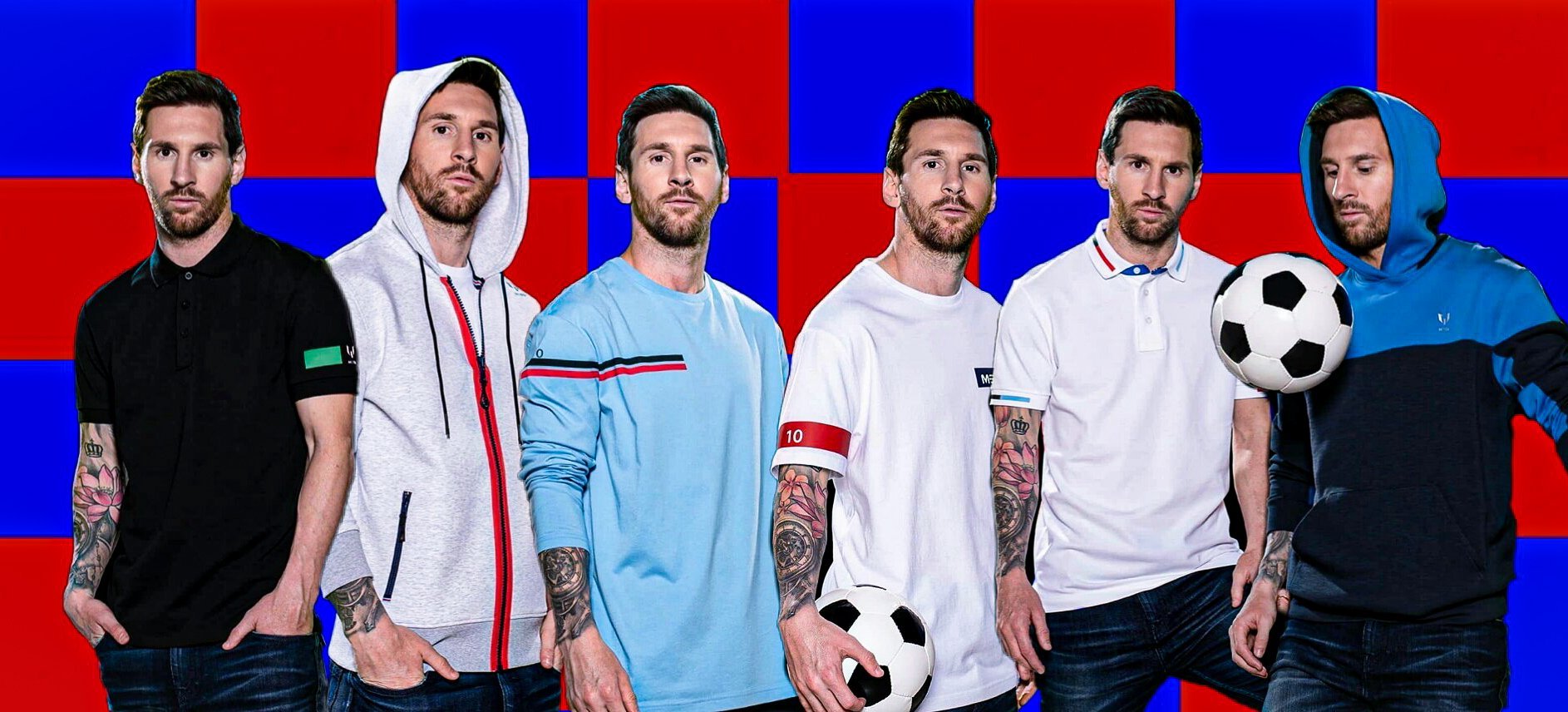 梅西发布个人潮牌M10!对标C罗,他的衣品还是个“弟弟”