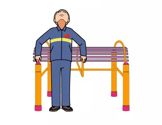 公园治疗颈椎病的锻炼方法,公园健身器材锻炼颈椎的