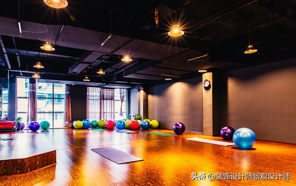 公司健身房设计效果图,书房健身房二合一设计效果图