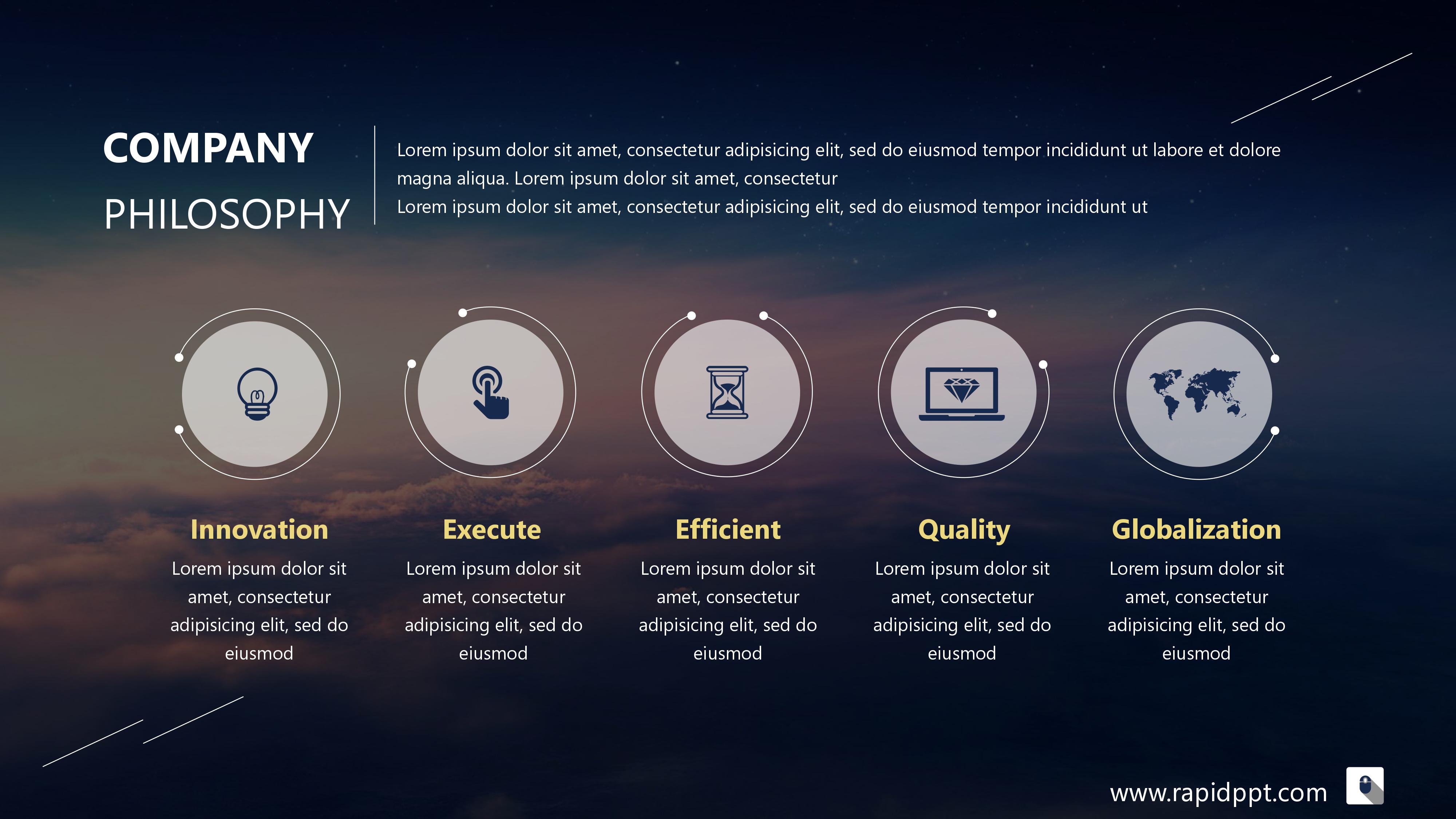 高端大气商业ppt模板图片,灰色商务风格企业宣传介绍ppt模板