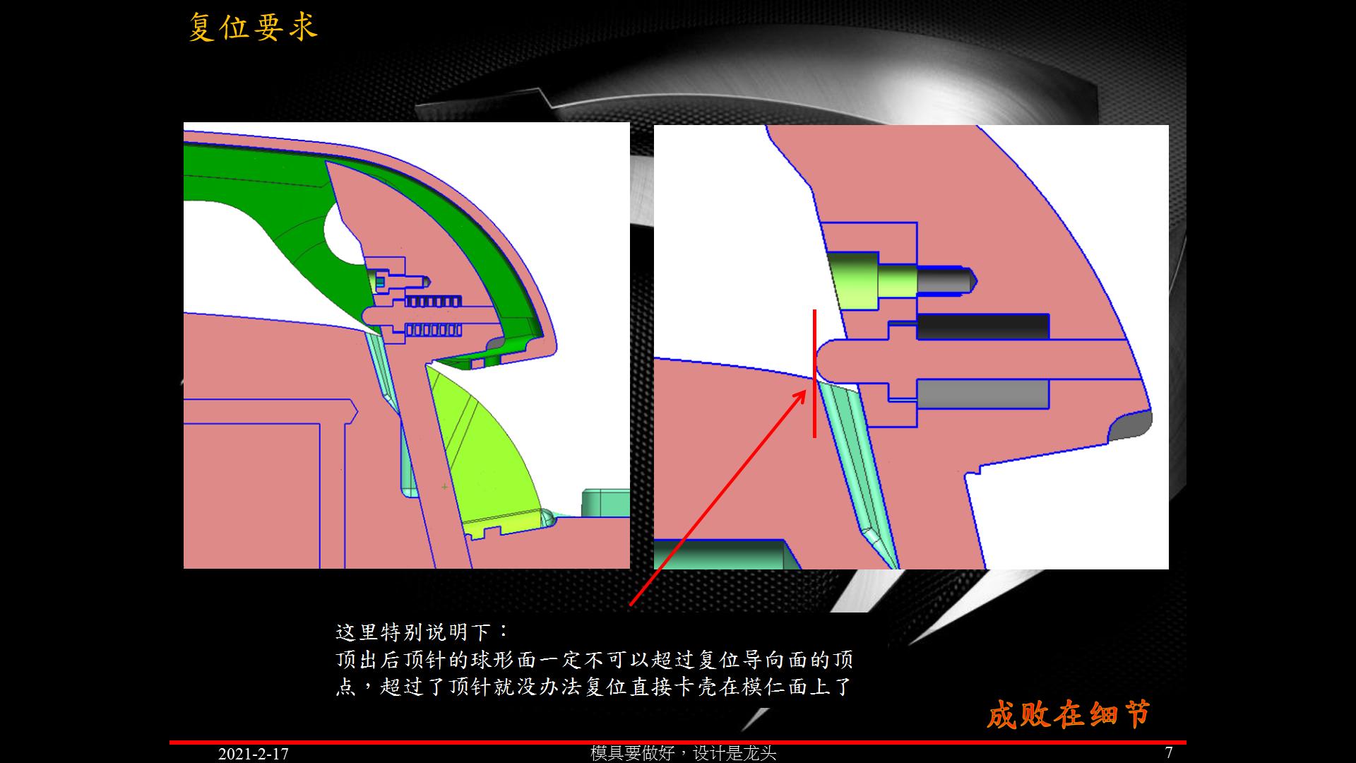 注塑模具顶针板图解大全,注塑模具顶针倒扣如何磨