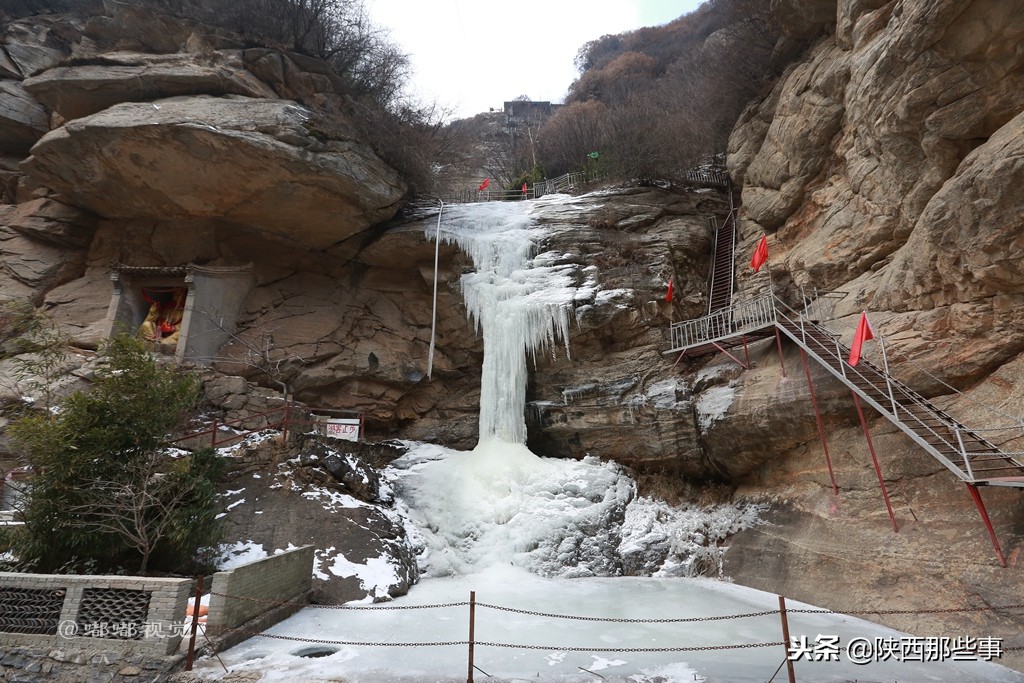 西安冰瀑十大免费景点,西安流峪大峡谷