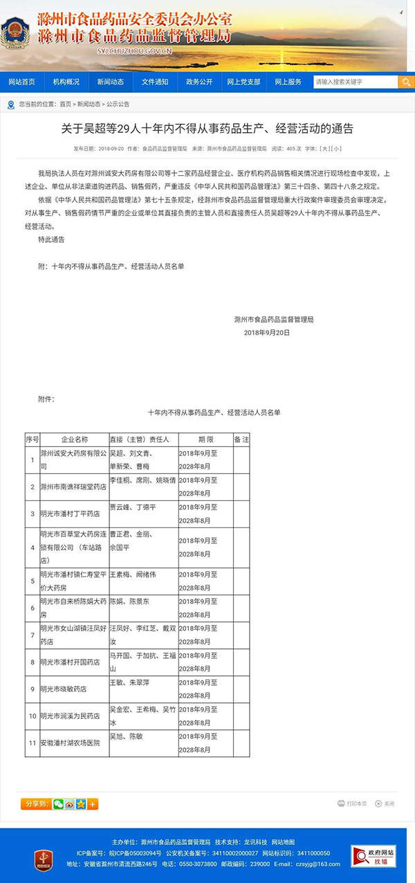 阿司匹林假药案后续,假药阿司匹林事件