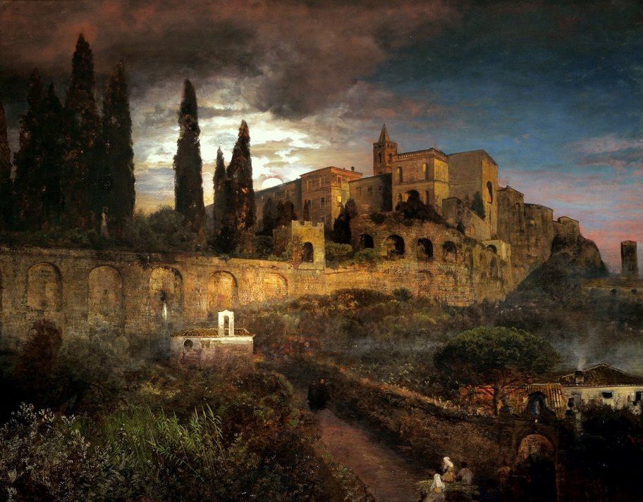 德国油画作品大图,德国艺术油画欣赏