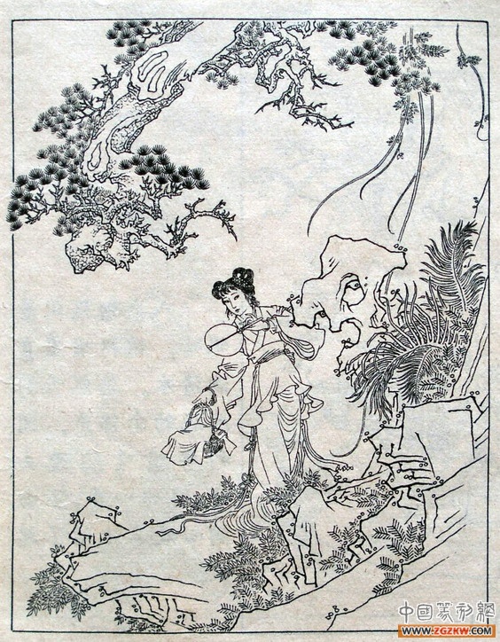 《西游记》之三打白骨精背景图,西游记三打白骨精文字版图文