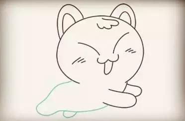 漂亮简单萌萌哒小猫咪绘画,萌萌哒猫咪简笔画