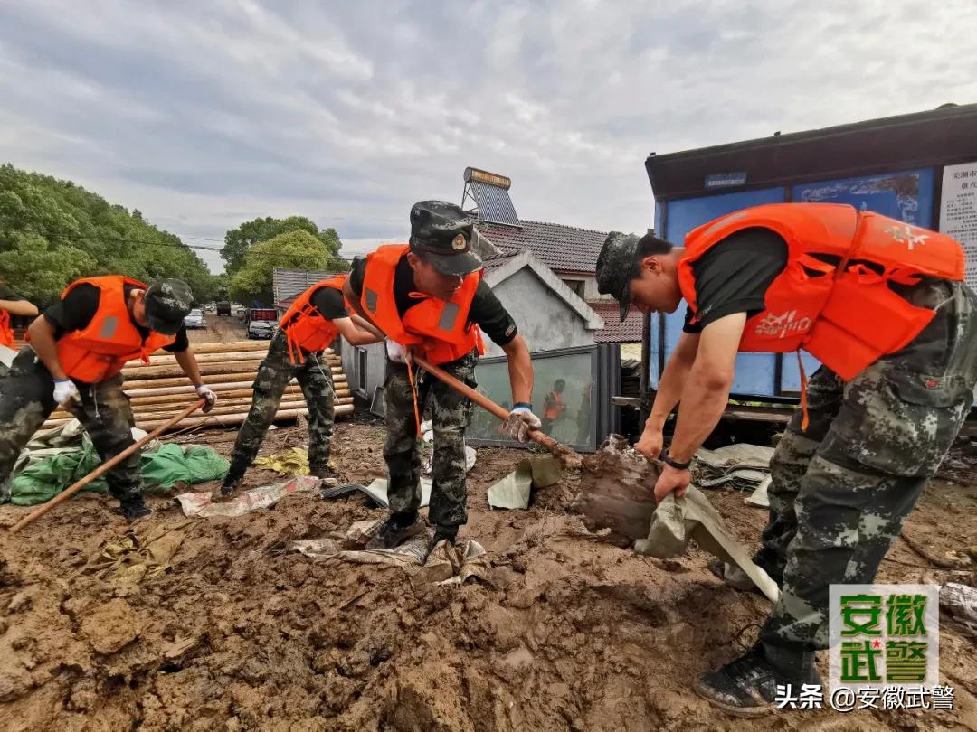 辛苦了！安徽总队一线官兵仍在艰苦作战、连续奋战