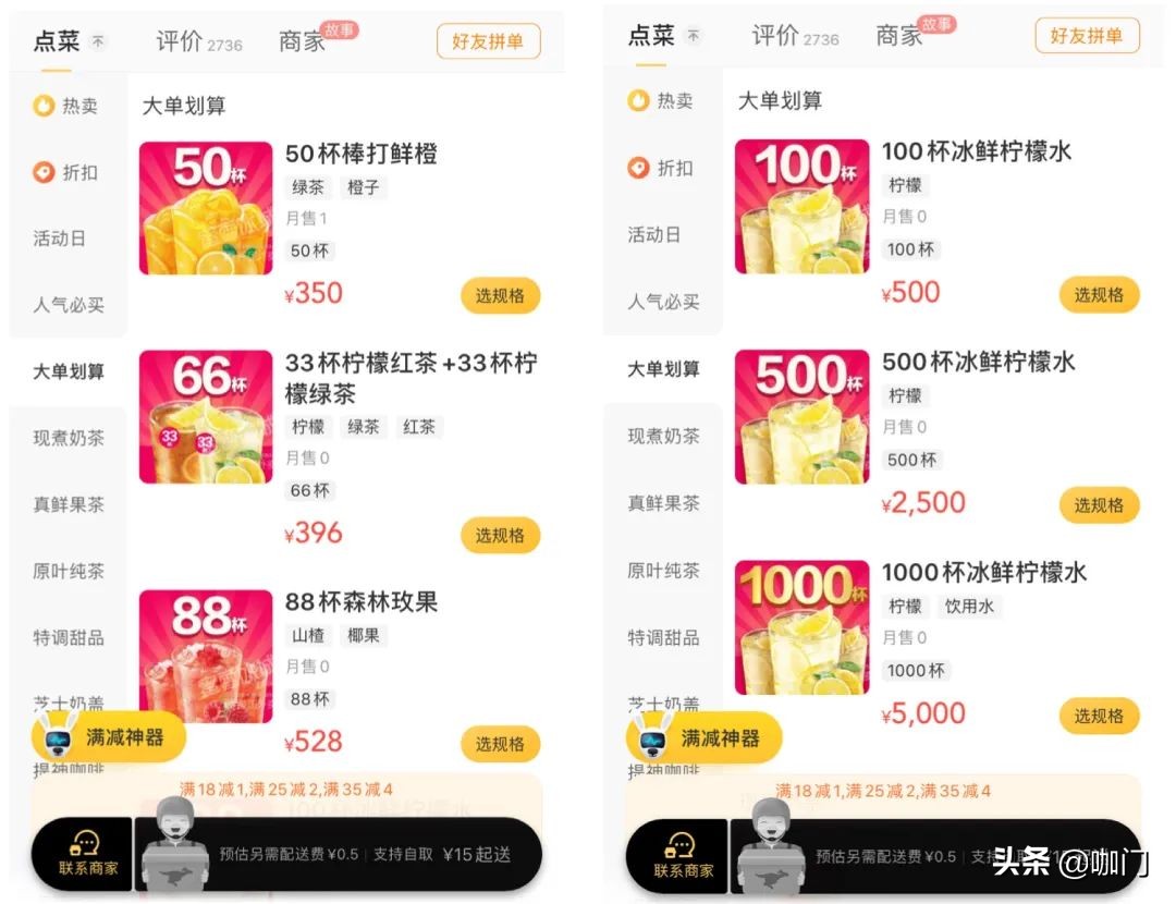 一单卖出500杯！蜜雪冰城、喜茶都在推“超级大单”