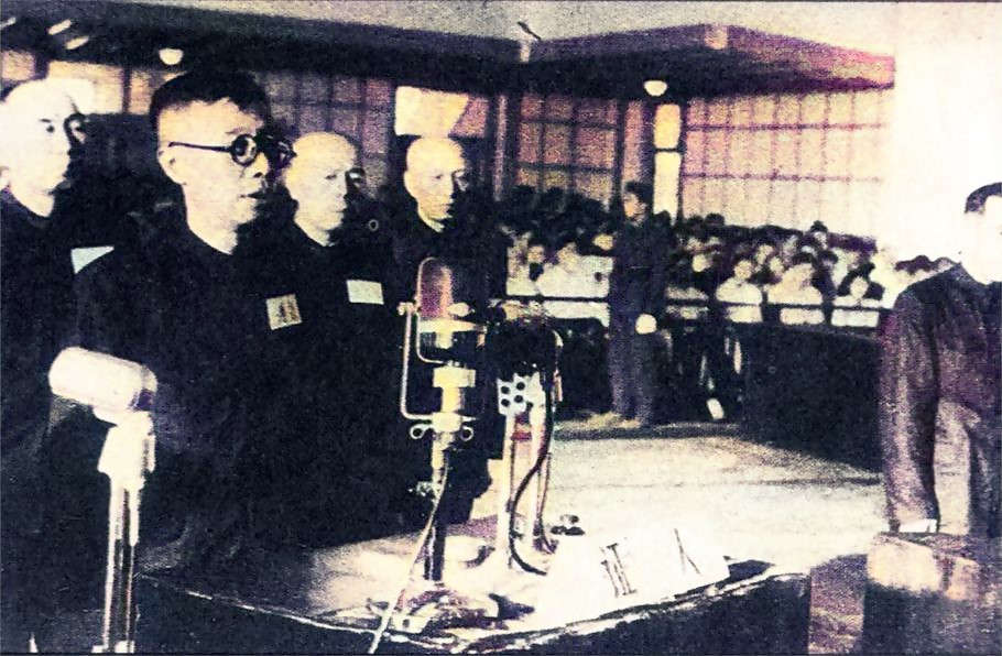 战犯老照片,处决日本七大战犯影像