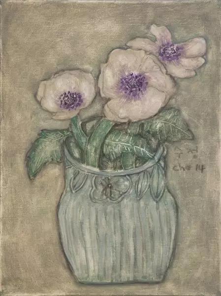 韩国女艺术家：卓秀英，画出来的雅致花草