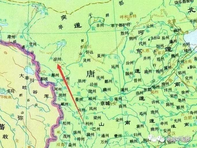 凉州词王之涣中的地理知识,凉州词唐王之涣导图