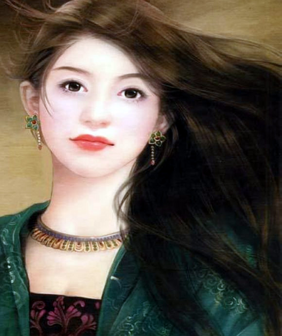 红颜如玉---德珍彩绘经典美女画