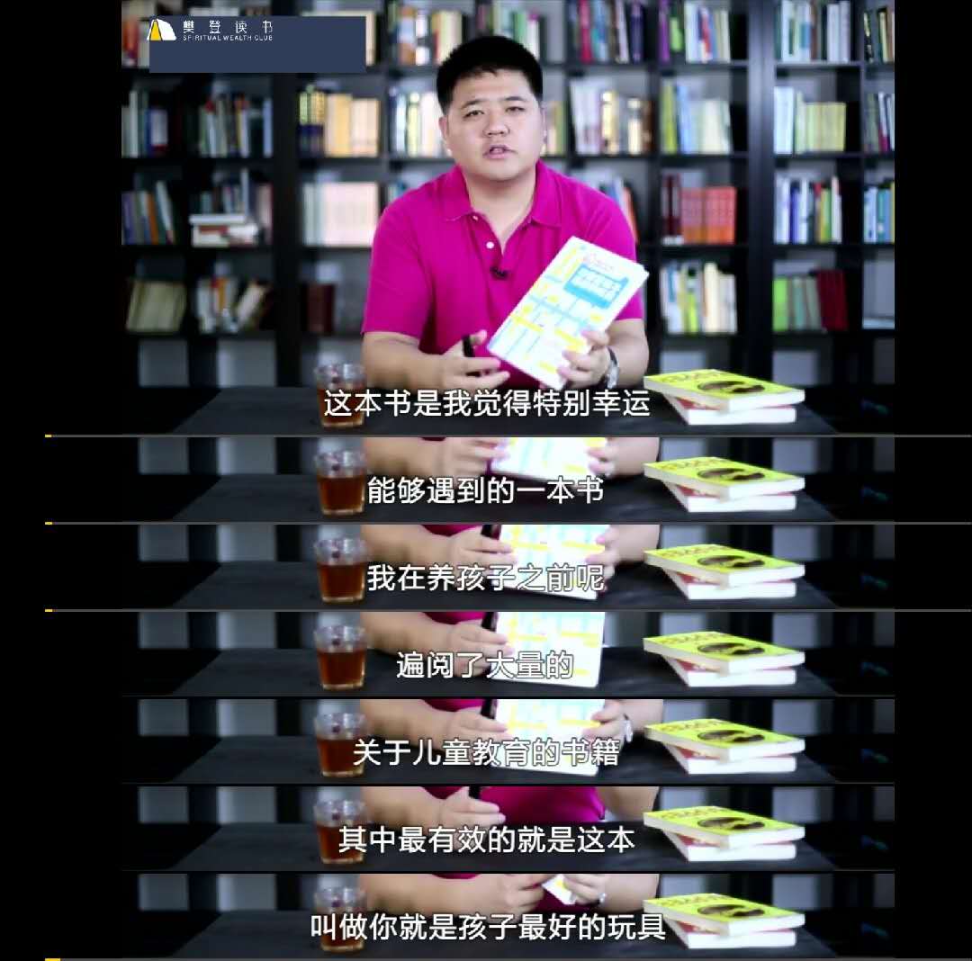 樊登你就是孩子最好的玩具,樊登介绍你是孩子最好的玩具视频