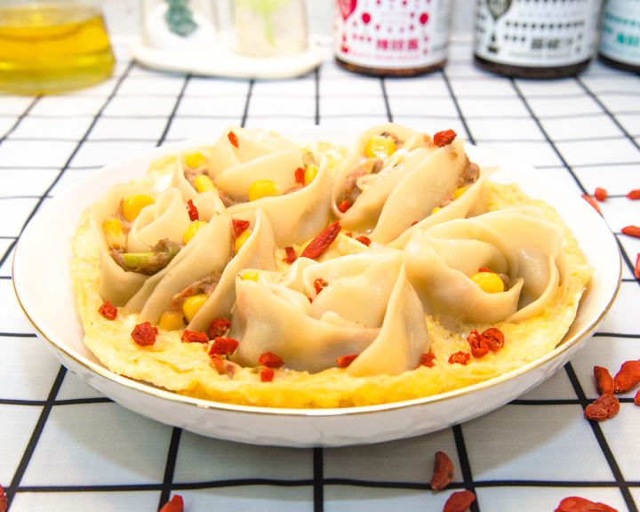 玫瑰花抱蛋煎饺怎么做好吃,抱蛋煎饺做法大全