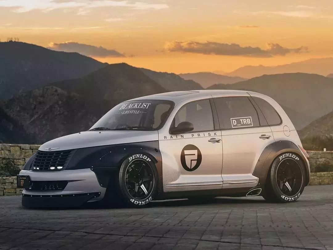 小众车型改装起来也疯狂，来看“外星来客”克莱斯勒PT漫步者改装