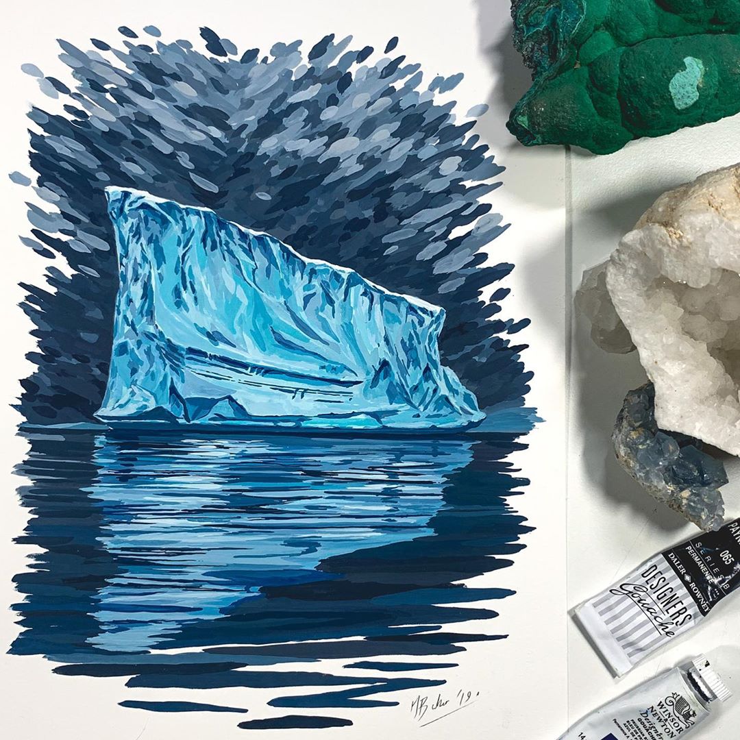 手绘高档风景油画的方法和步骤,江南画风景手绘