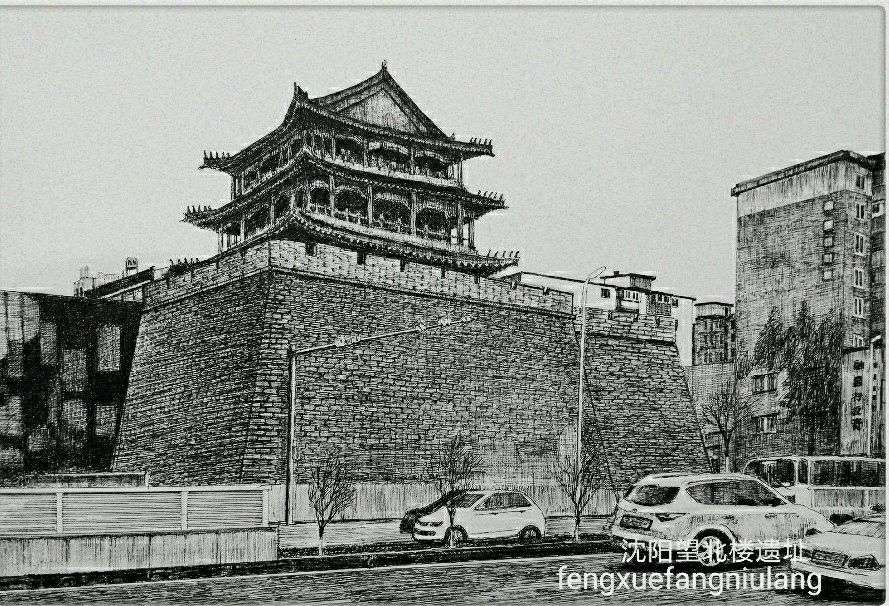 情系山水画作品,情系沈阳