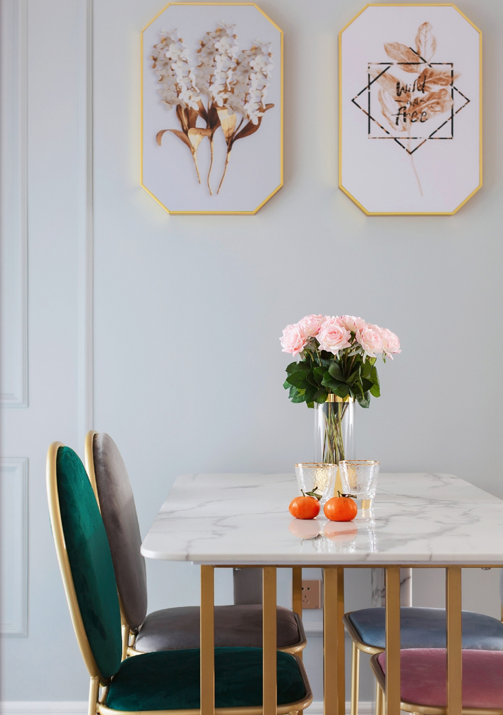 餐桌的尺寸要如何选择才合适,餐厅餐桌尺寸的选择方法图解