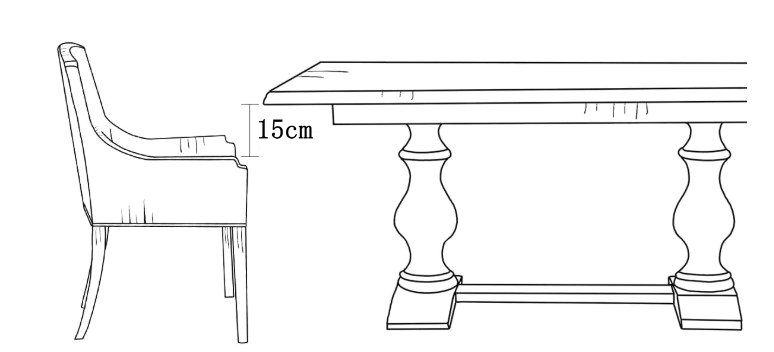 小客厅餐桌椅怎么选,法式装修家具餐桌椅