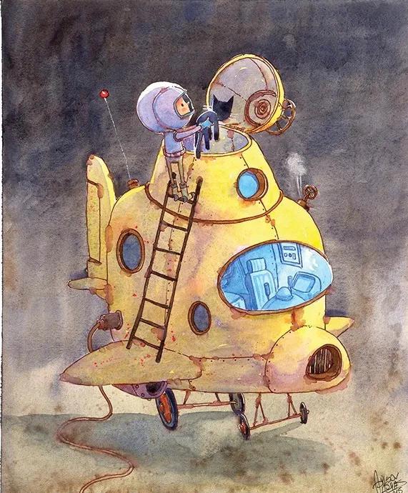 巴西插画师图片,巴西插画家哈利波特