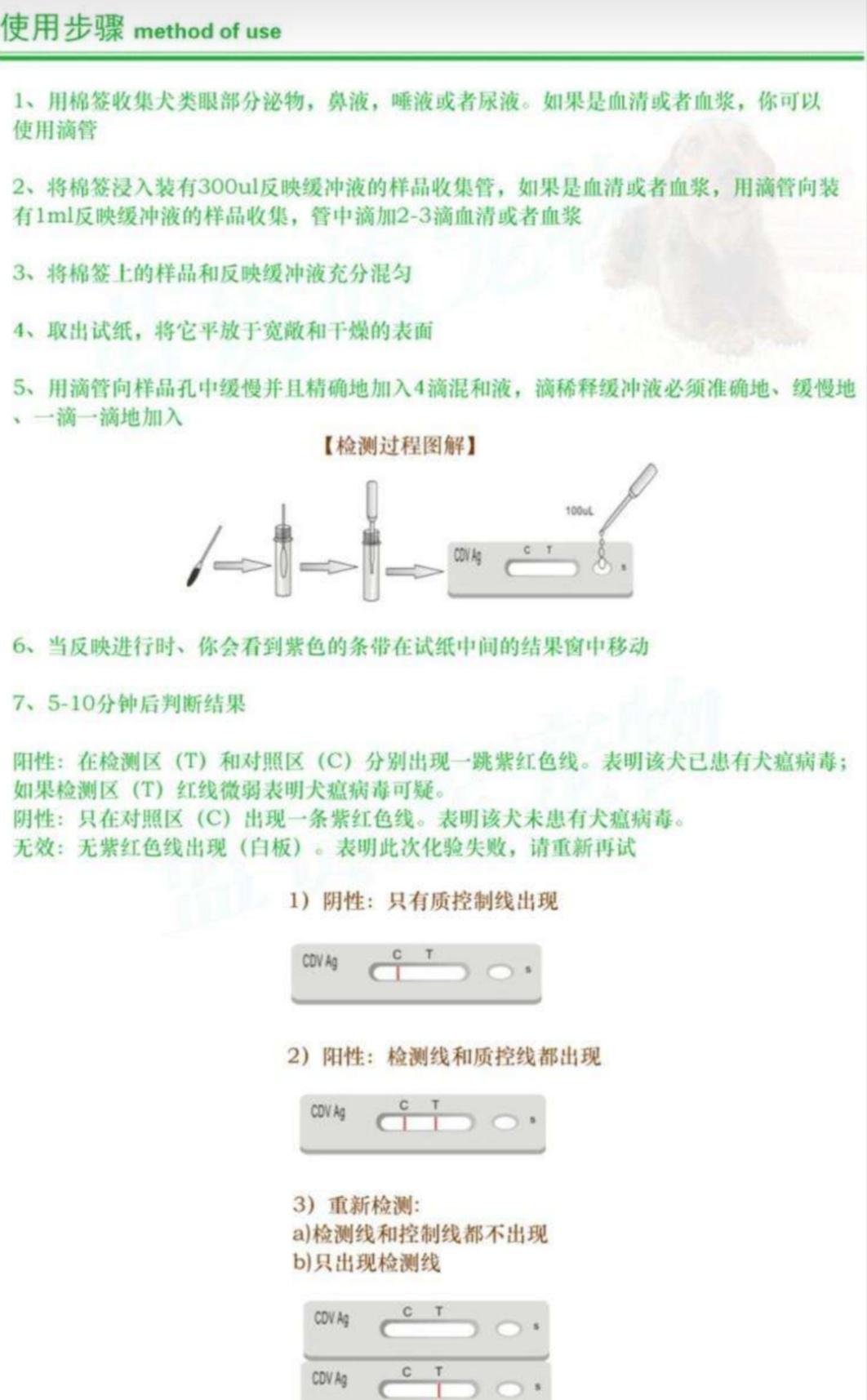 狗狗传染病检测试纸有用吗,狗传染病试纸