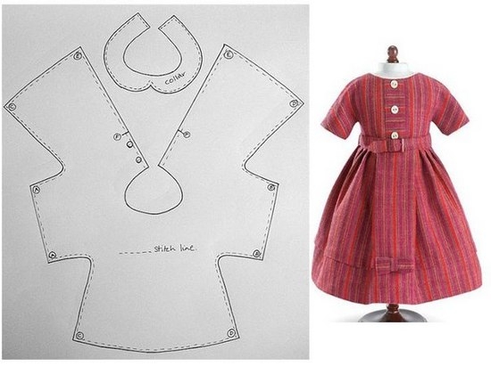 为芭比娃娃设计衣服过程,给洋娃娃制作衣服的视频