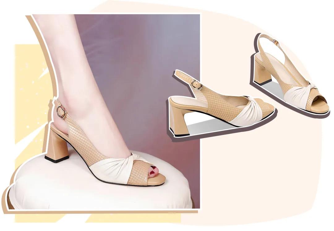 终于找到夏日百搭凉鞋了,高颜值超时髦百搭凉鞋