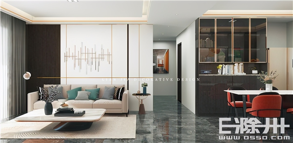 中都院子滁州装修,滁州中都院子130平户型装修样板房