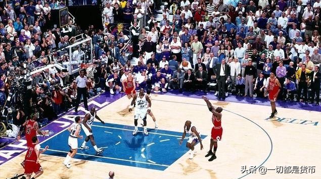 乔丹绝杀究竟有没推人,乔丹的绝杀盖帽