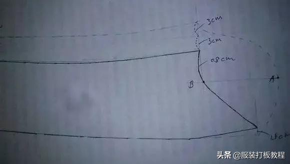 西装两片袖的打版方法,西装袖裁剪教程
