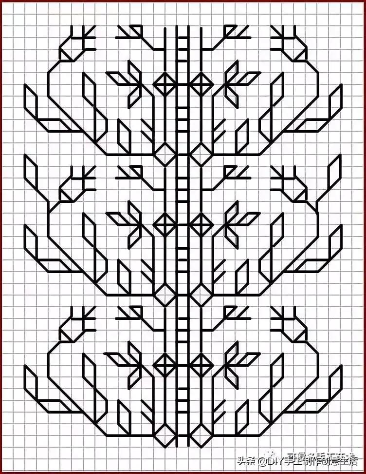 桌布花边的手工刺绣,刺绣桌布diy简单图案