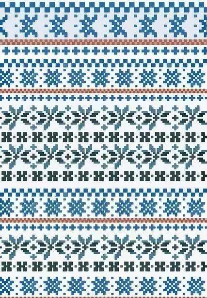 很美的提花毛衣四款附图解,一些漂亮的提花毛衣花样推荐