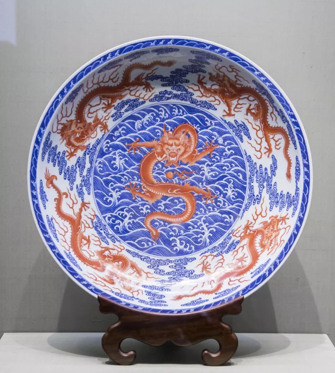 民国精品洪宪彩瓷收藏,最稀少的蓝釉瓷器