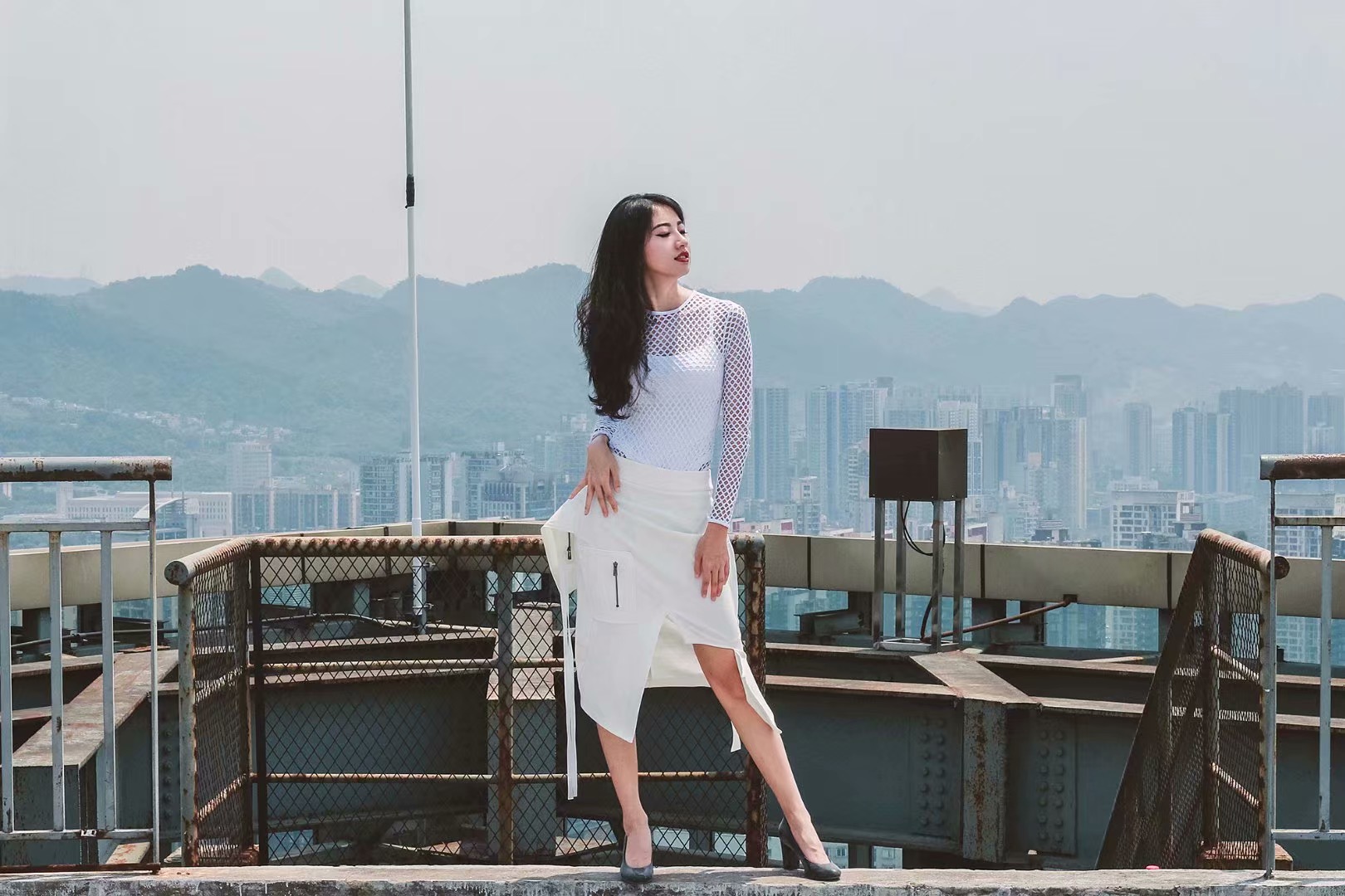 重庆外拍地盘点：最硬核的工业风——南坪协信天台