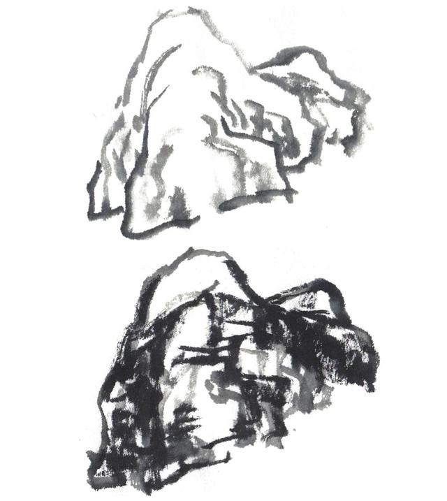 画山教程,学习画山的各种画法