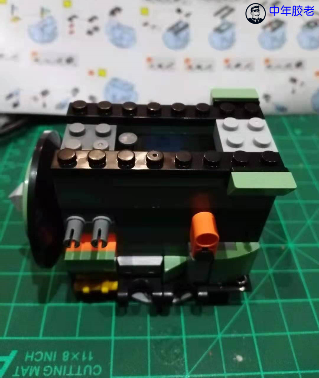 乐高守望先锋仓鼠机甲,守望先锋仓鼠乐高怎么拼