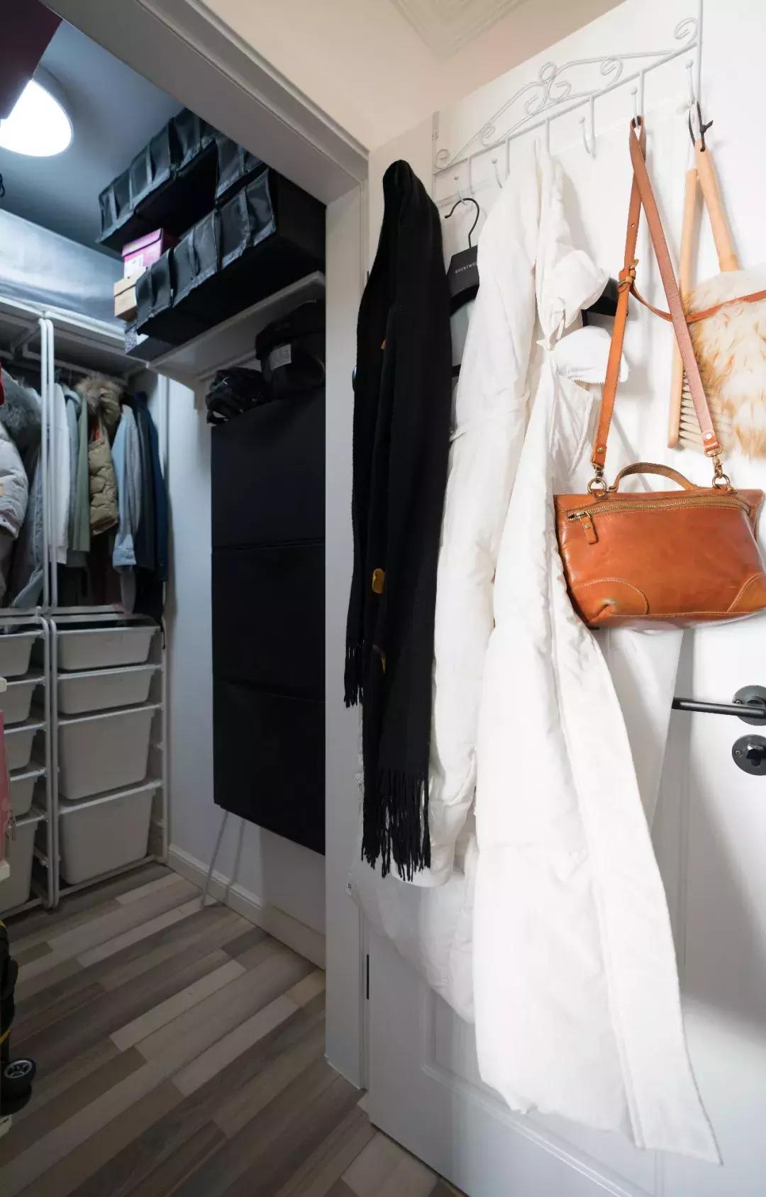 40平小屋装修带单独衣帽间,婚房衣帽间效果图大全