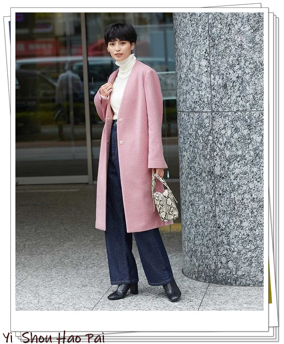 粉色外套怎么内搭,粉色外套怎么搭配下装
