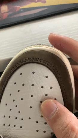 aj1倒钩真假对比鞋垫,aj1倒钩真假对比照