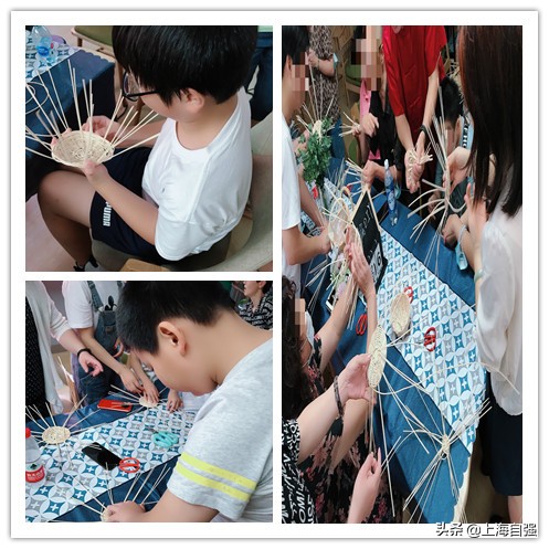 「徐汇」孩子眼中的艺术世界——竹篮编织