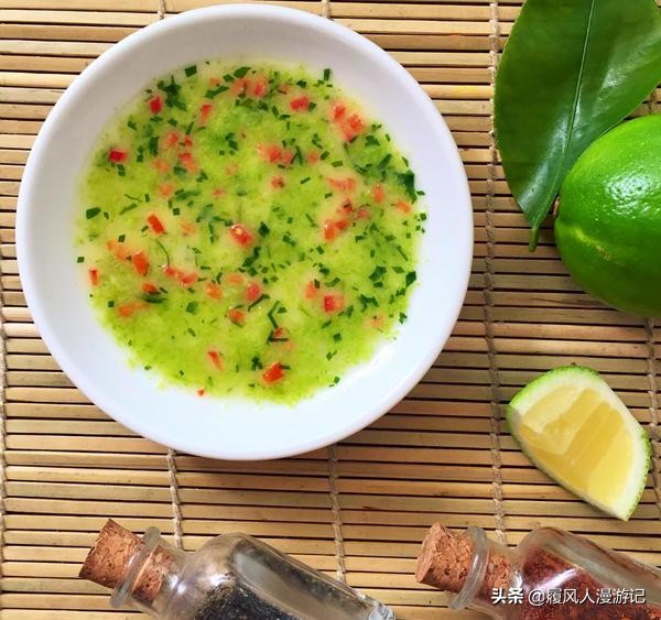 越南海鲜自己在家做,越南鱼露加芥末做捞汁海鲜