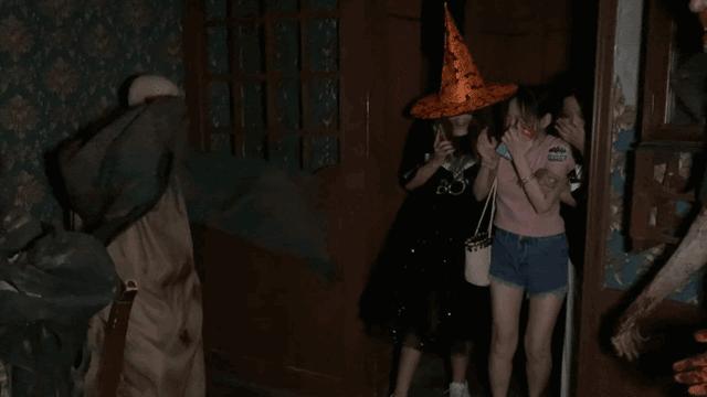 长隆万圣节一排小鬼看贞子鬼屋,广州长隆万圣节鬼屋攻略