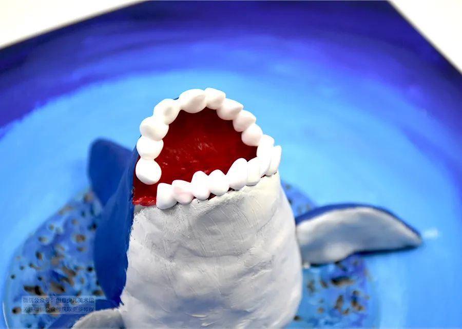 鲨鱼素描儿童画教程,儿童画教程海洋