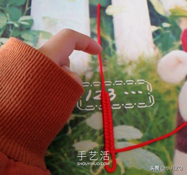 手链两股红绳打结方法收尾,两股红绳手链怎么打结收尾