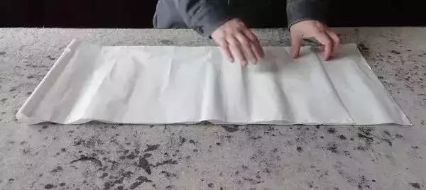 书法对联折纸方法图解,四个字书法折纸方法