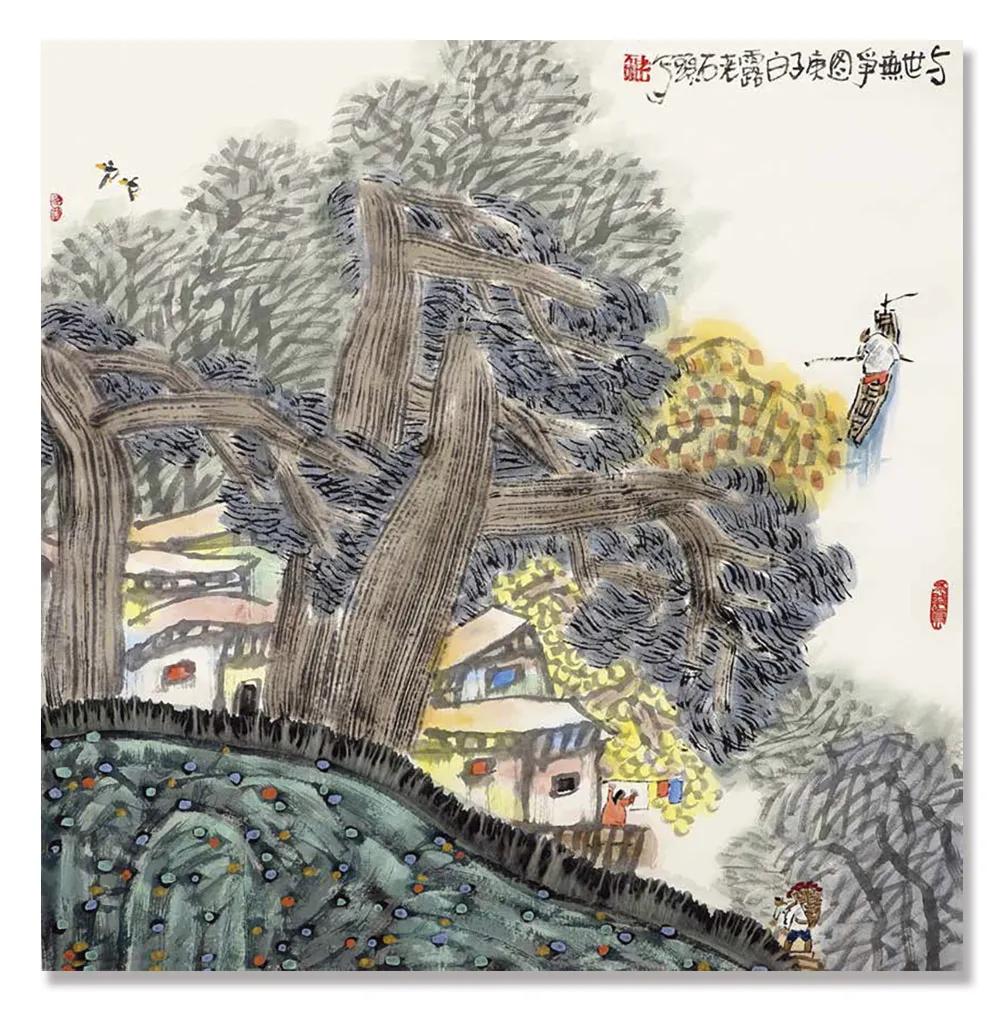 谢定超现代山水画艺术,谢定超山水画欣赏