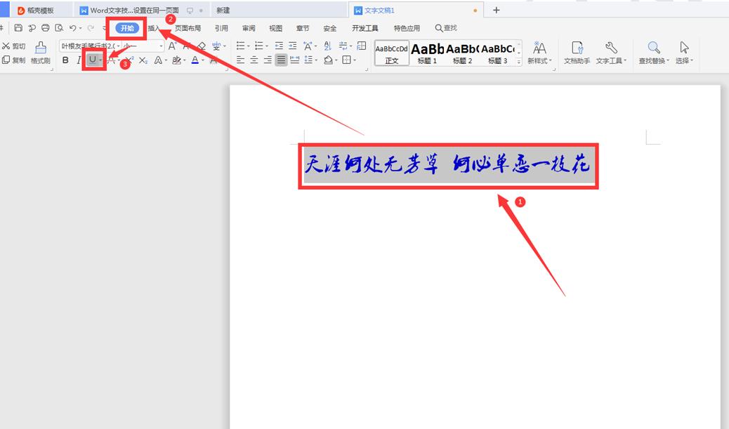 wpsword里空白处下划线怎么打出来,word里下划线一打字就消失怎么办