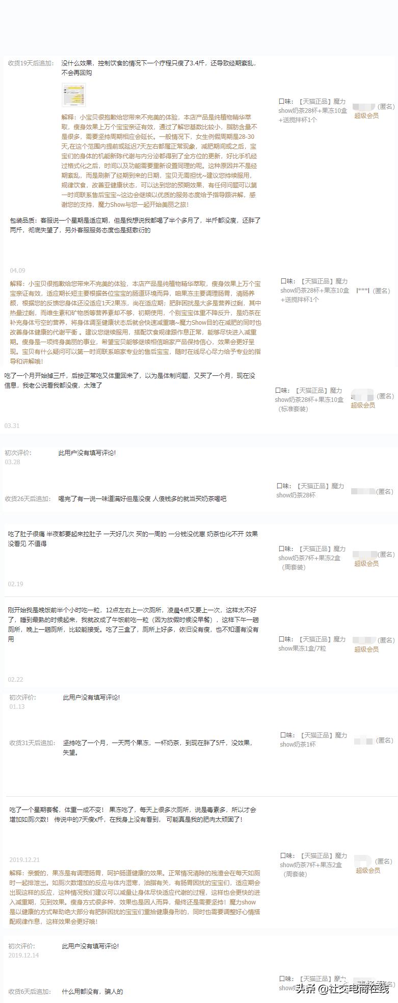 魔力show果冻多久能瘦,魔力show瘦身奶茶