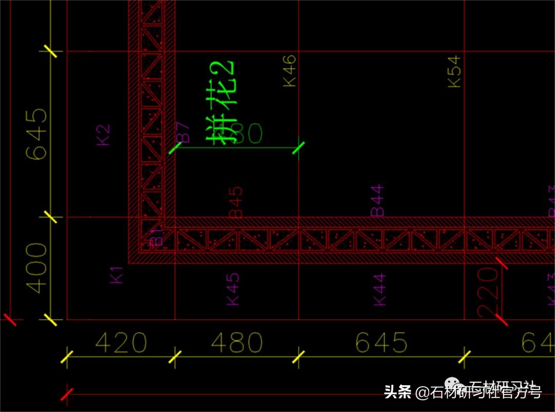 不规则石材排版最简单的方法,石材排版流程实例展示