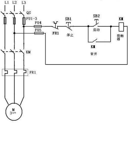 断路器和接触器接线视频,断路器接触器控制回路手绘图